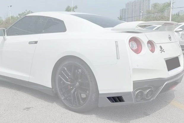 2017 - 2022 Nissan GTR R35 EBA Carbon Fiber Rear Diffuser Side Vents